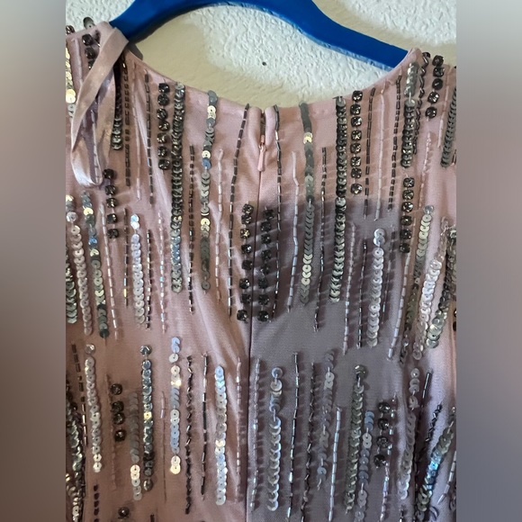 MAC DUGGAL EMBELLISHED FULL LENGTH LAYERED SLEEVE GOWN SZ 12 $698 #93582 NWOT - Picture 9 of 12